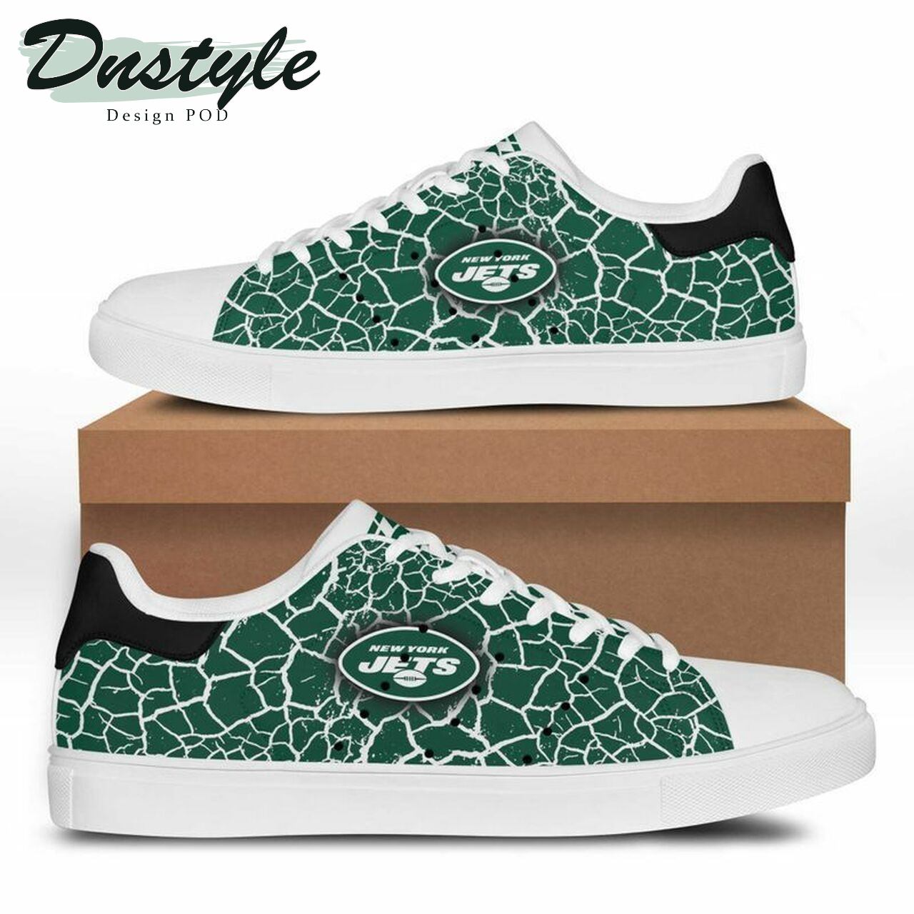 NFL new york jets stan smith low top skate shoes