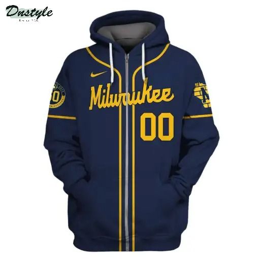 Personalized Milwaukee Brewers MLB 3D Full Printing Hoodie