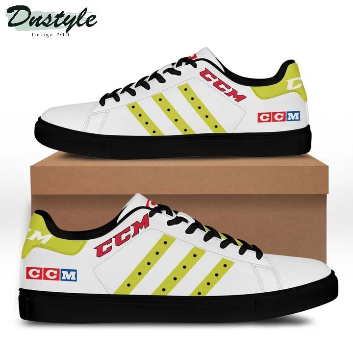 CCM yellow stan smith low top shoes