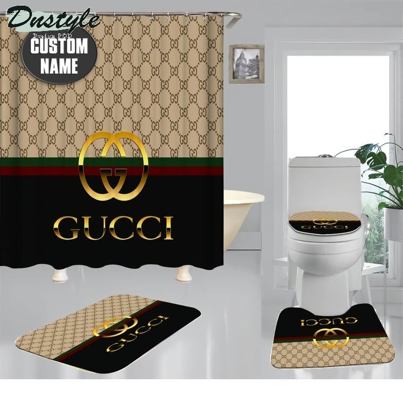 Gucci Gc Type 15 Bathroom Mat Shower Curtain