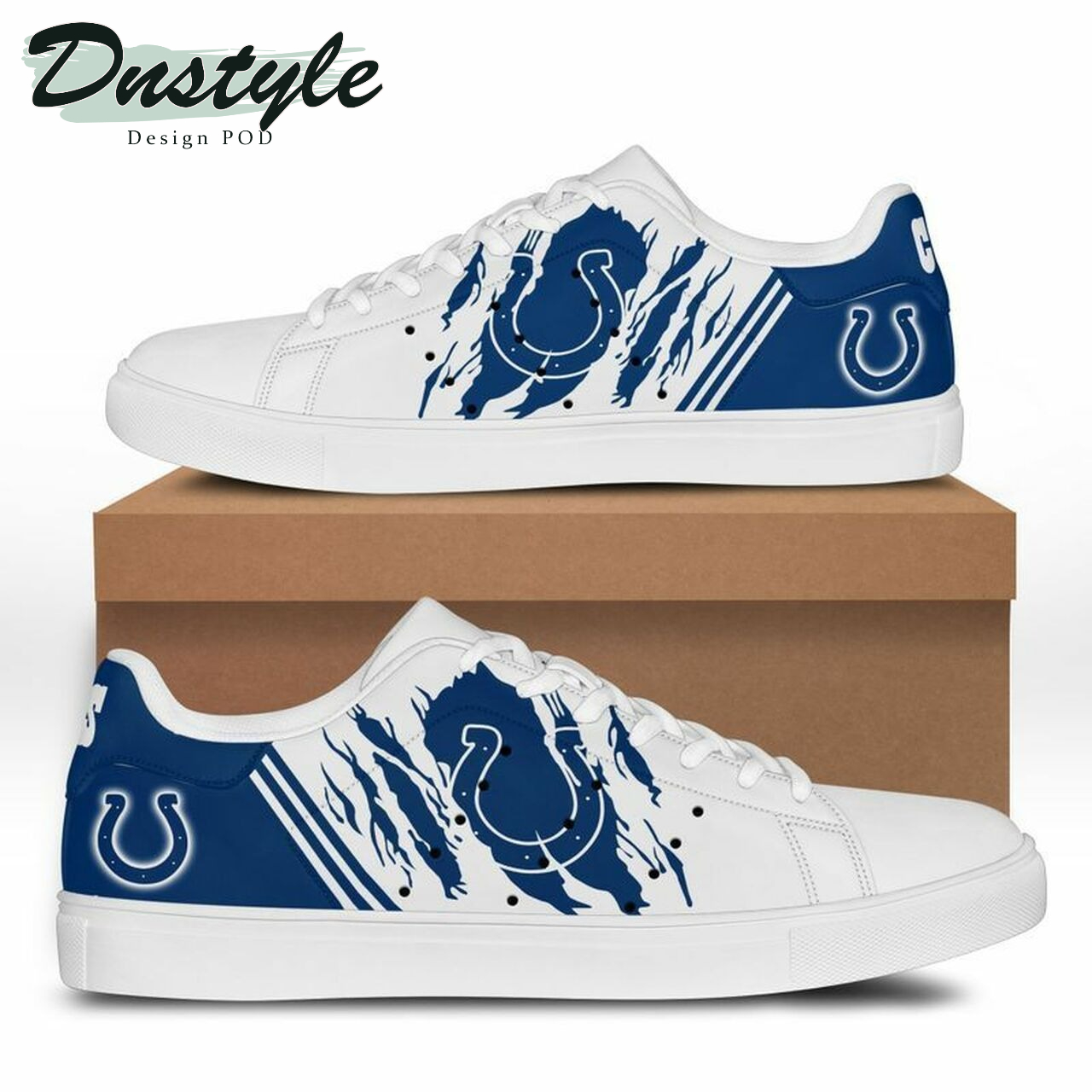 NFL stan smith low top skate shoes indianapolis colts