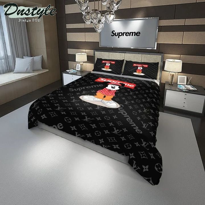 Supreme mickey mouse type 79 luxury brand bedding sets duvet cover