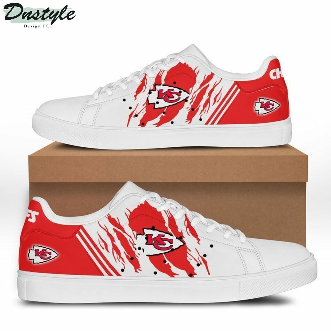 Kansas City Chiefs NFL stan smith low top skate shoes