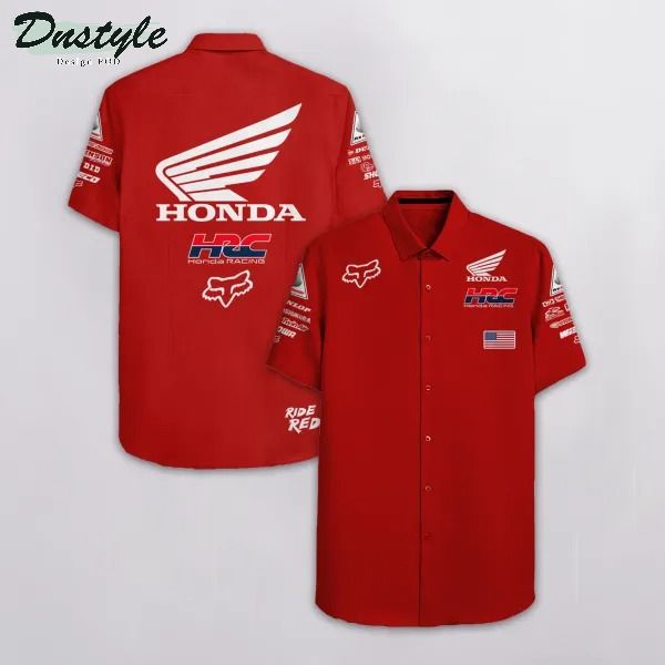 Honda HRC’s Limited Edition 3D Full Printing Hawaiian Shirt
