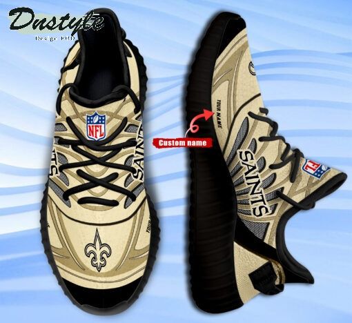 New Orleans Saints NFL Personalized Yeezy Boost Sneakers