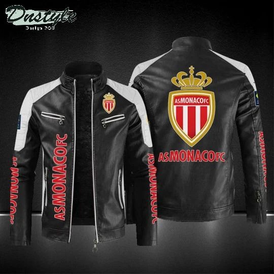 AS Monaco leather jacket