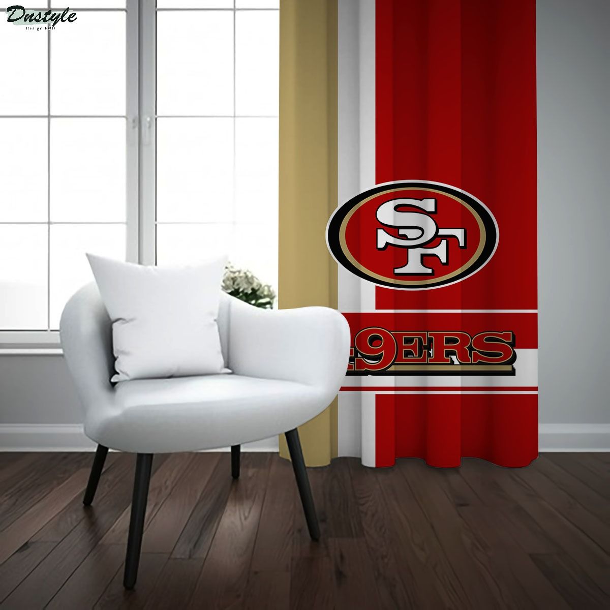 San Francisco 49ers NFL Window Curtains