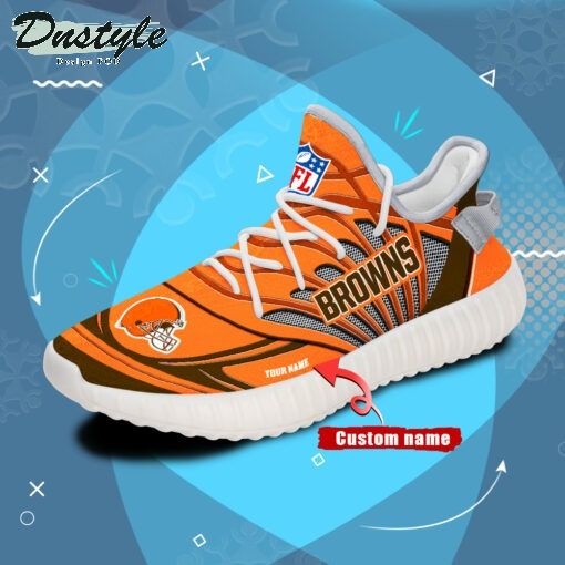 Cleveland Browns NFL Personalized Yeezy Boost Sneakers