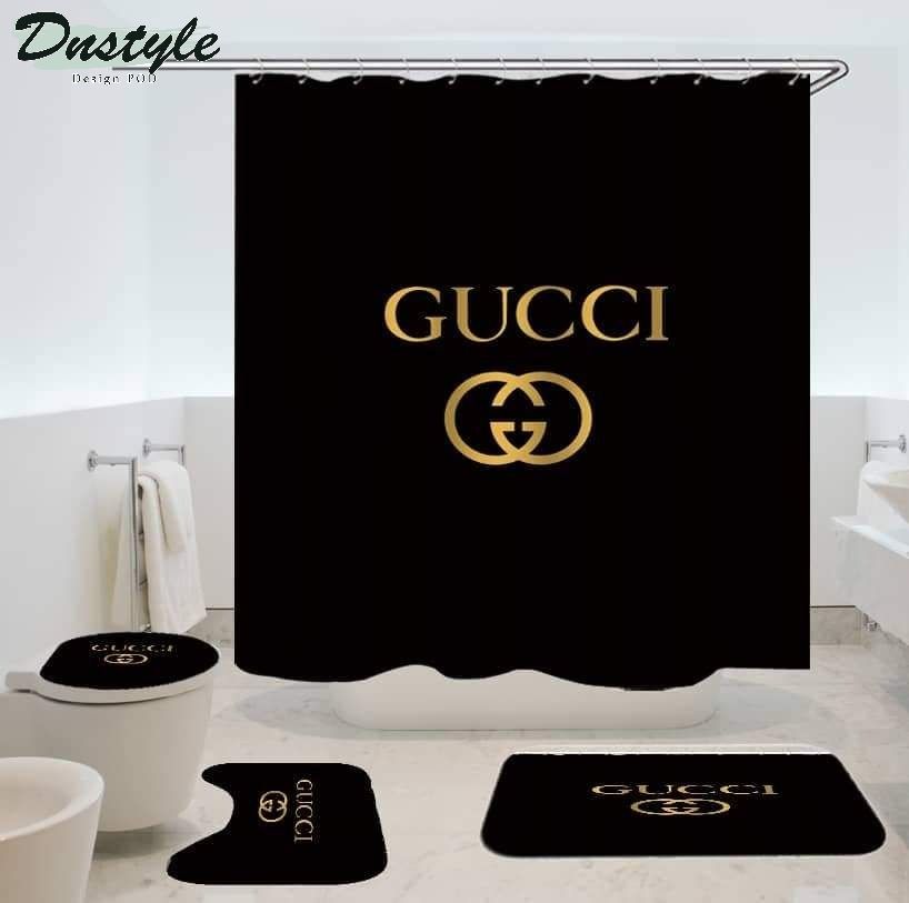 Gucci Gc Type 9 Bathroom Mat Shower Curtain