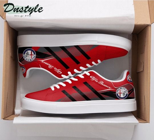 Alfa Romeo red Stan Smith low top shoes
