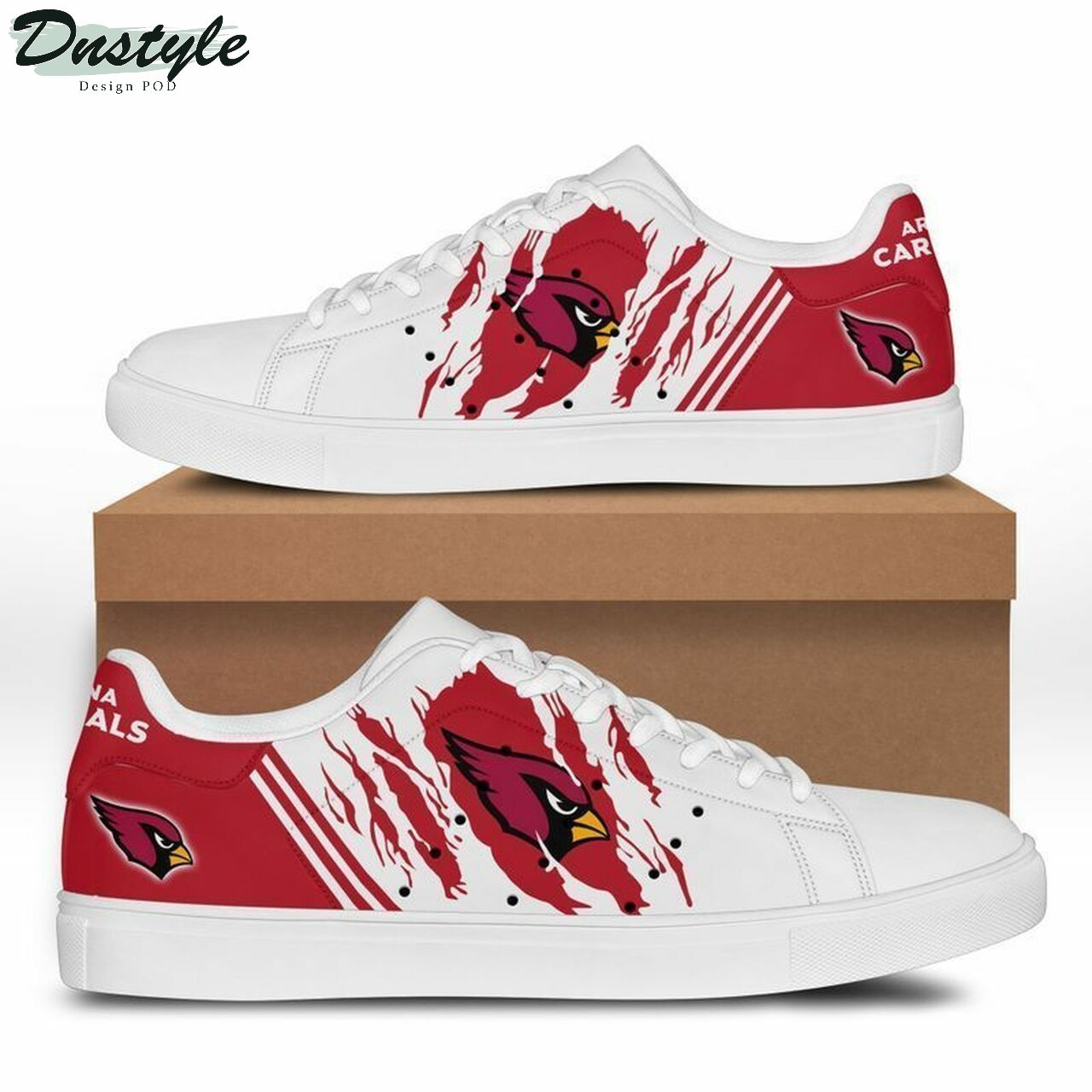 Arizona Cardinals 8 NFL stan smith low top skate shoes