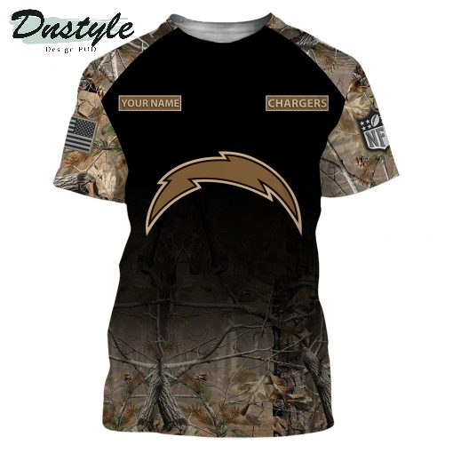 San Diego Chargers NFL Personalized Hunting Camo 3d Hoodie