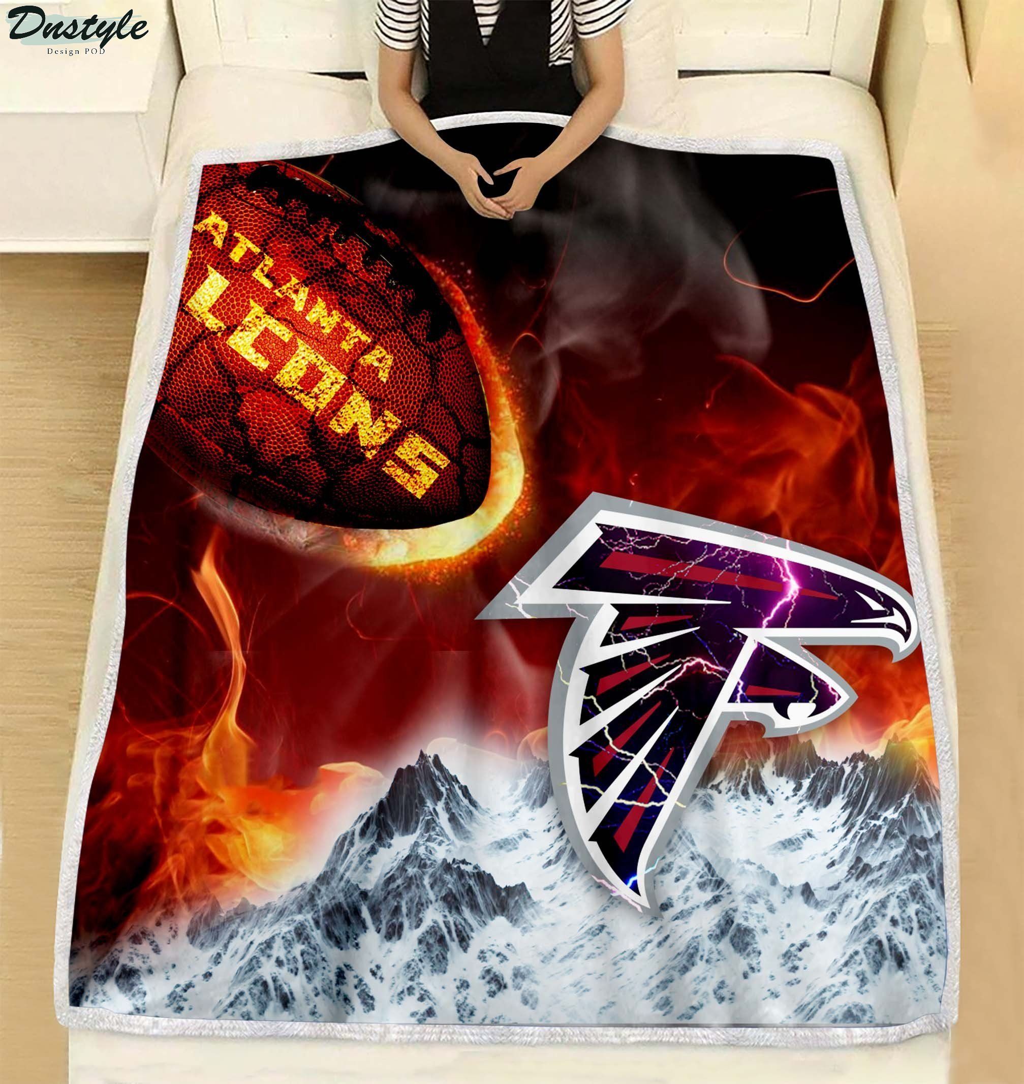 NFL Atlanta Falcons Break Out To Rise Up Blanket