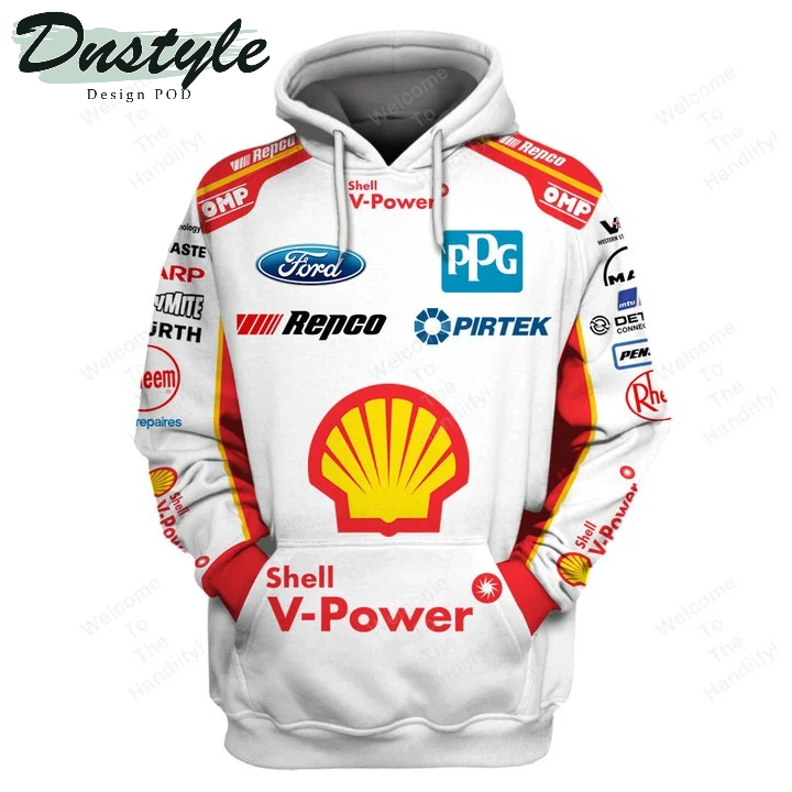 Shell V-Power Racing Team Ford Repco Pirtek Ppg All Over Print 3D Hoodie