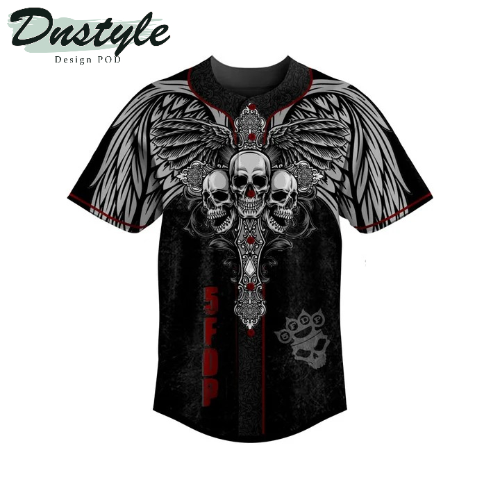 5FDP Five Finger Death Punch 3D All Over Printed Baseball Jersey