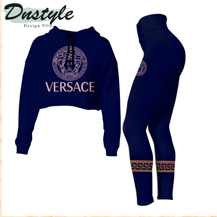Versace Combo Crop Hoodie And Legging