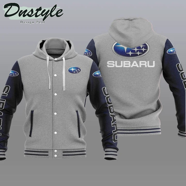 Subaru Hooded Varsity Jacket