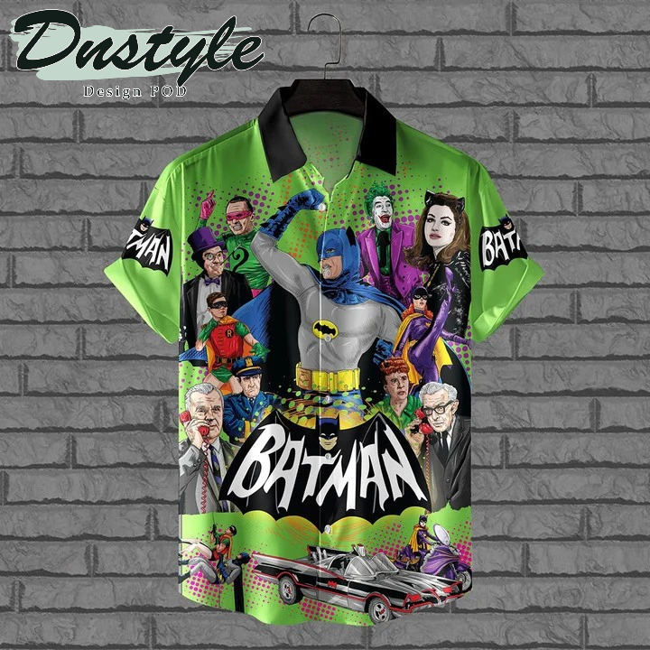 Batman Dc Comics Hawaiian Casual Shirt