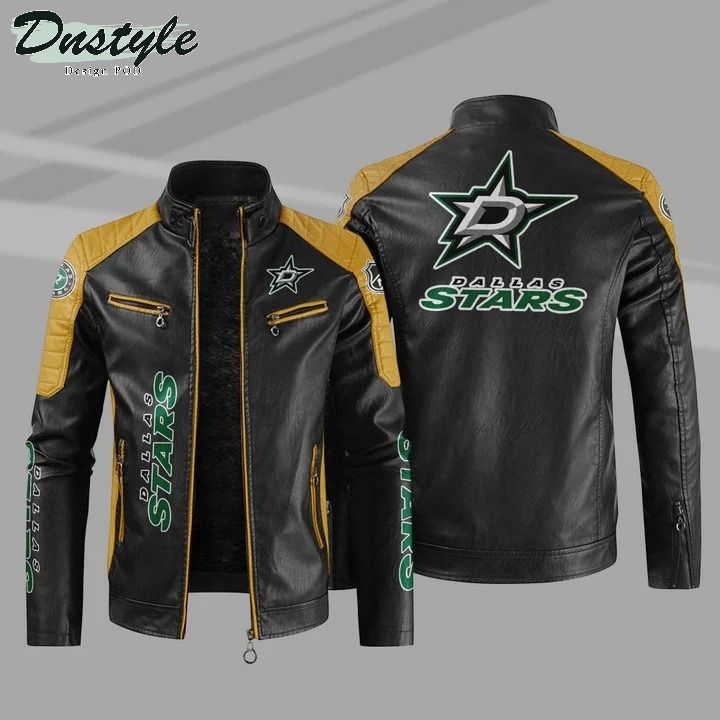 Dallas Stars NHL Sport Leather Jacket