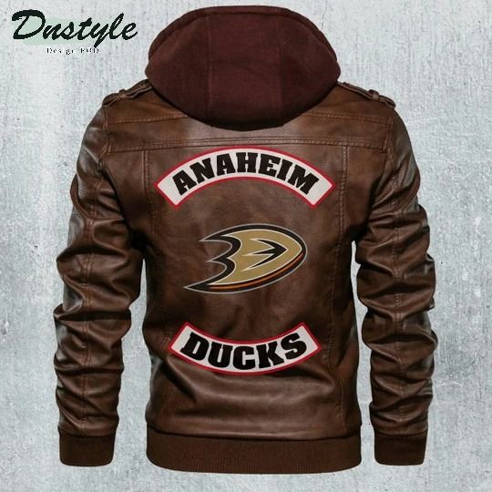 Anahem Ducks NHL Hockey Leather Jacket