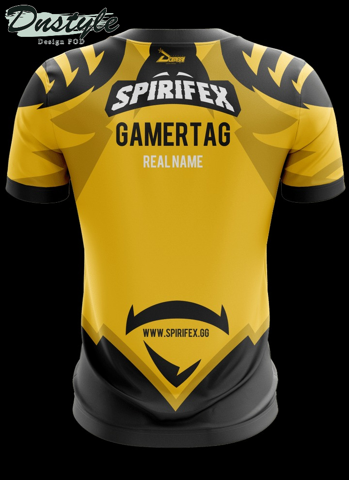 Spirifex eSports yellow Jersey 3d Tshirt