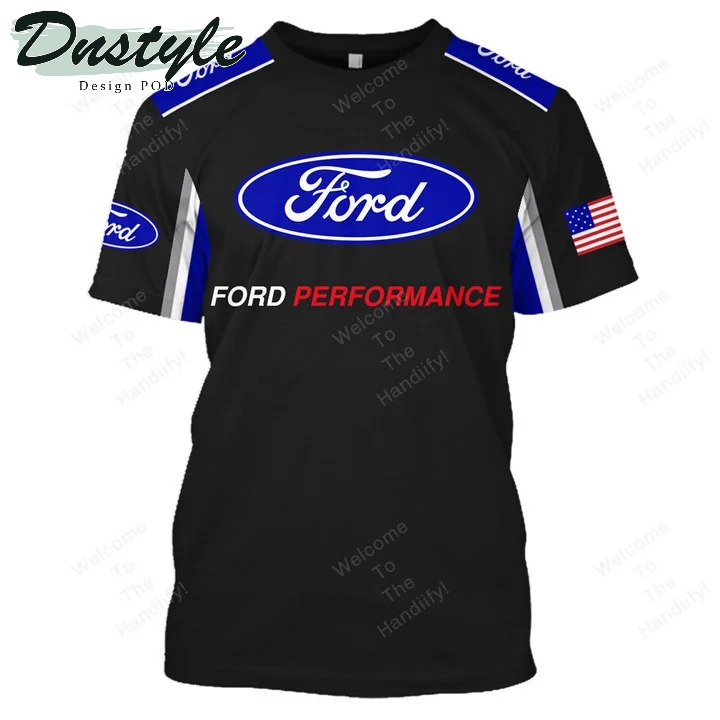 Ford Performance Racing All Over Print 3D Hoodie