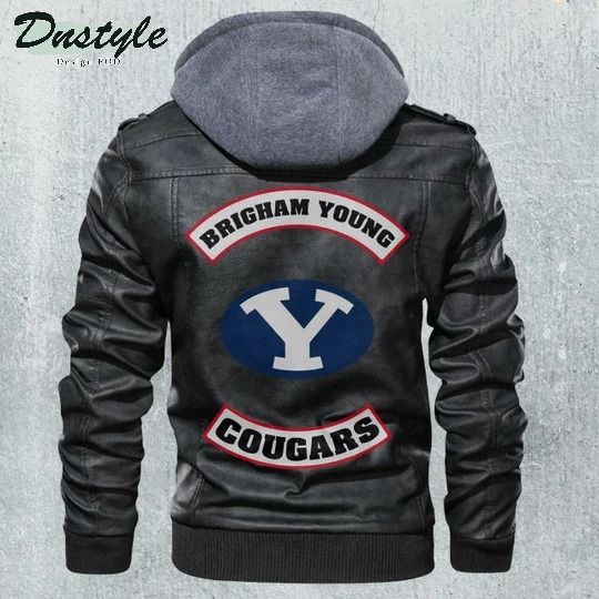 Brigham Young Cougars NCAA Football Leather Jacket