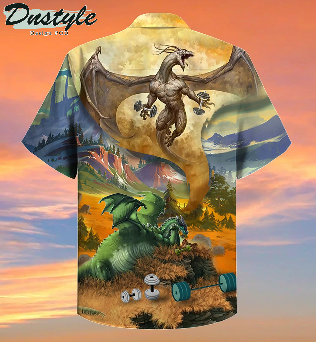 Dragon Gymer Love Life Hawaiian Shirt