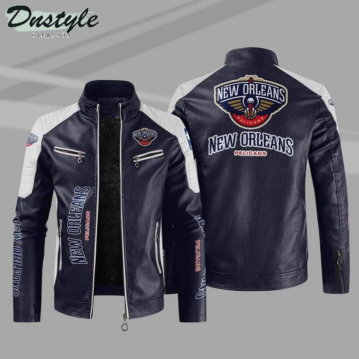 New Orleans Pelicans NBA Sport Leather Jacket