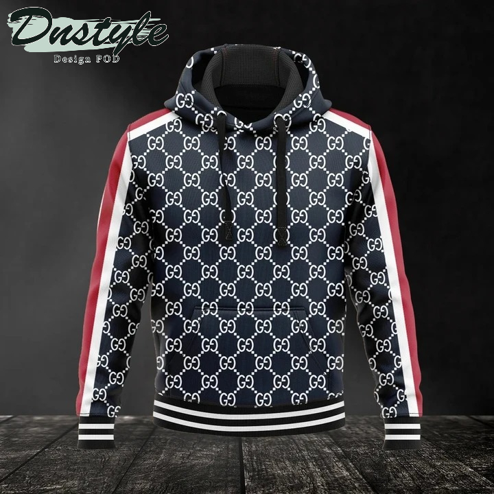 Gucci France 3d All Over Print Hoodie