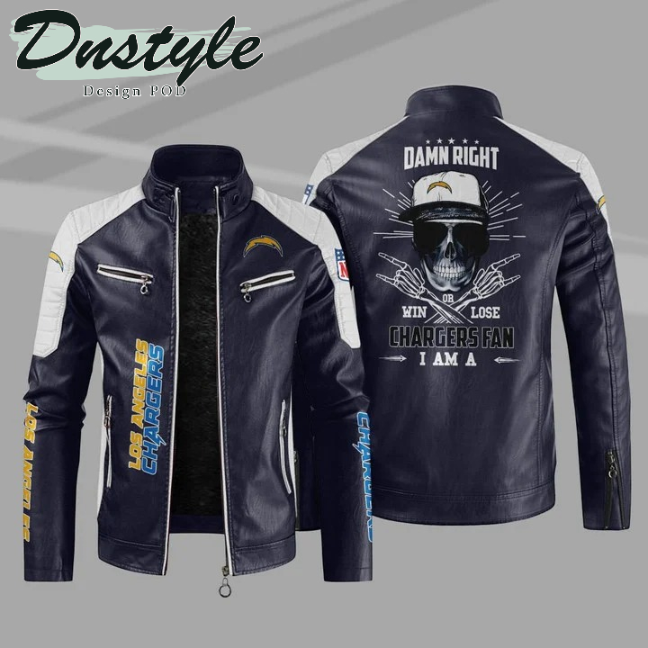 Los Angeles Chargers NFL Sport Leather Jacket