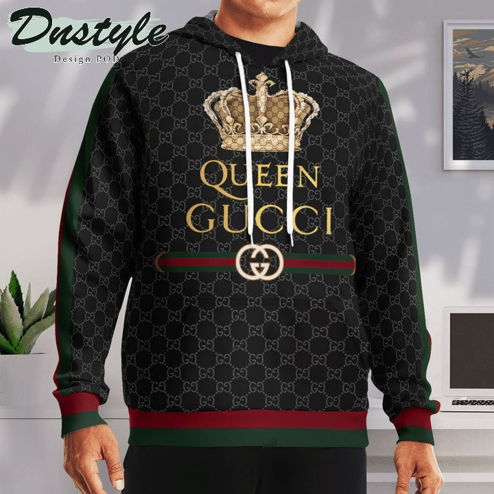 Queen Gucci 3d All Over Print Hoodie