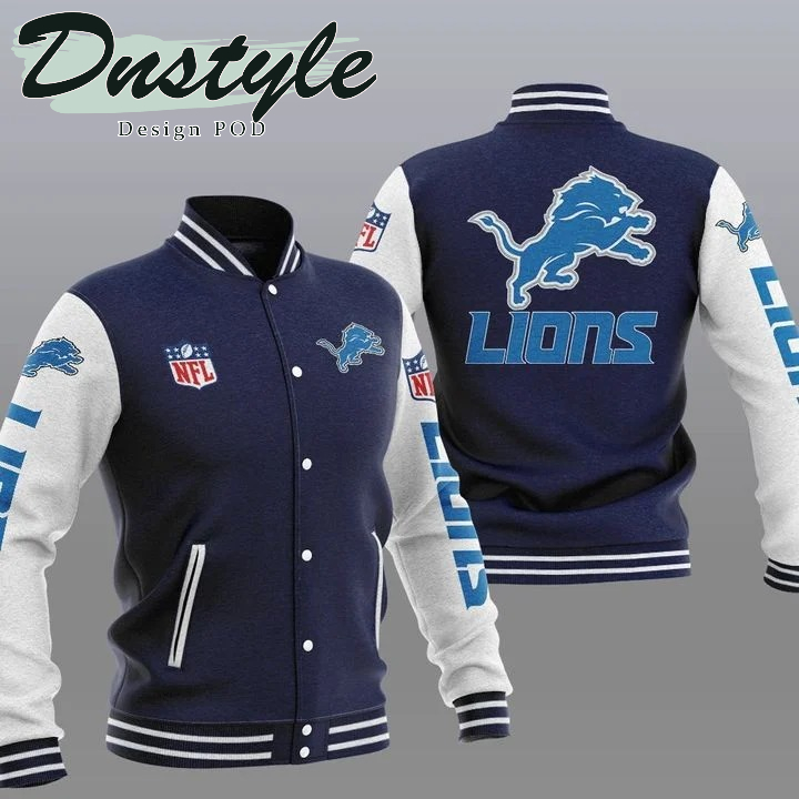 Detroit Lions NFL Varsity Bomber Jacket