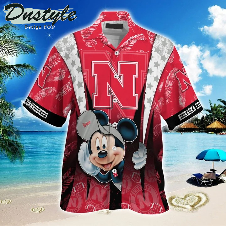 Nebraska Cornhuskers Mickey NCAA Summer Hawaii Shirt