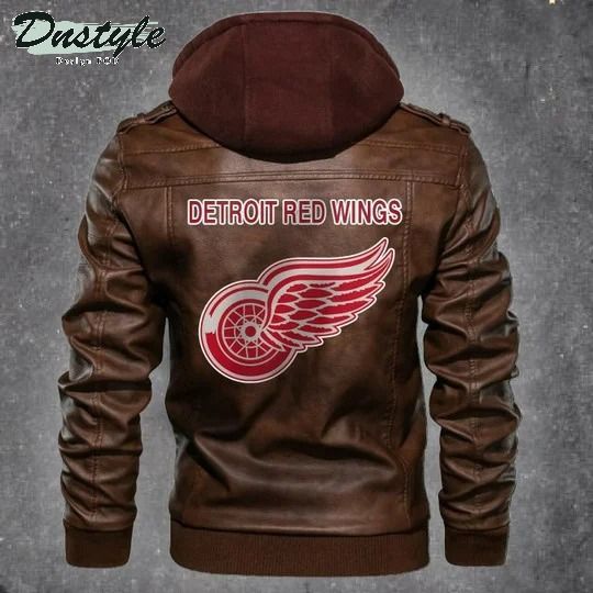 Detroit Red Wings NHL Hockey Leather Jacket