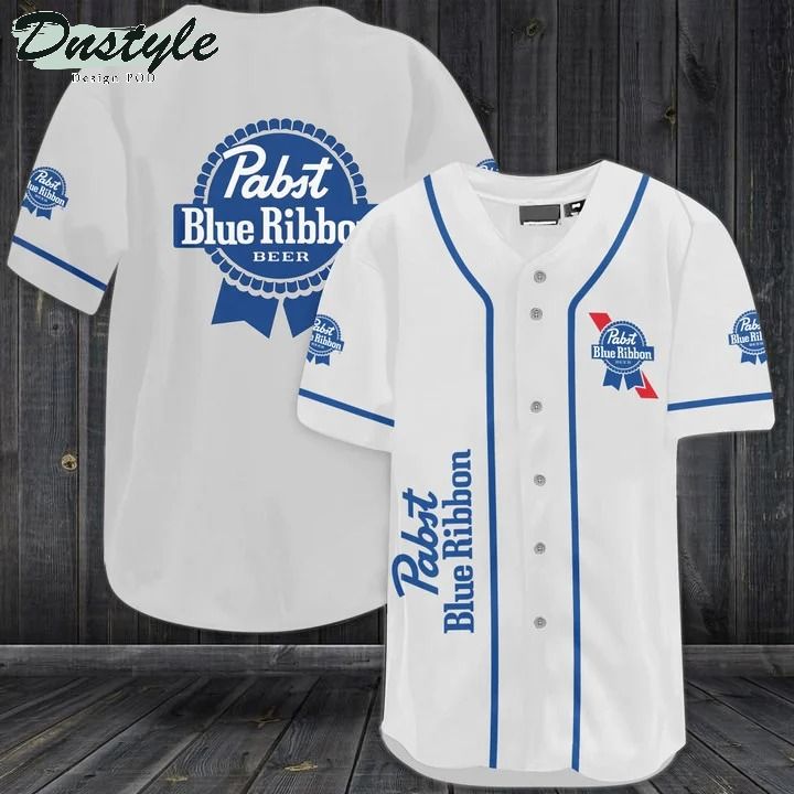 Pabst Blue Ribbon beer Baseball Jersey