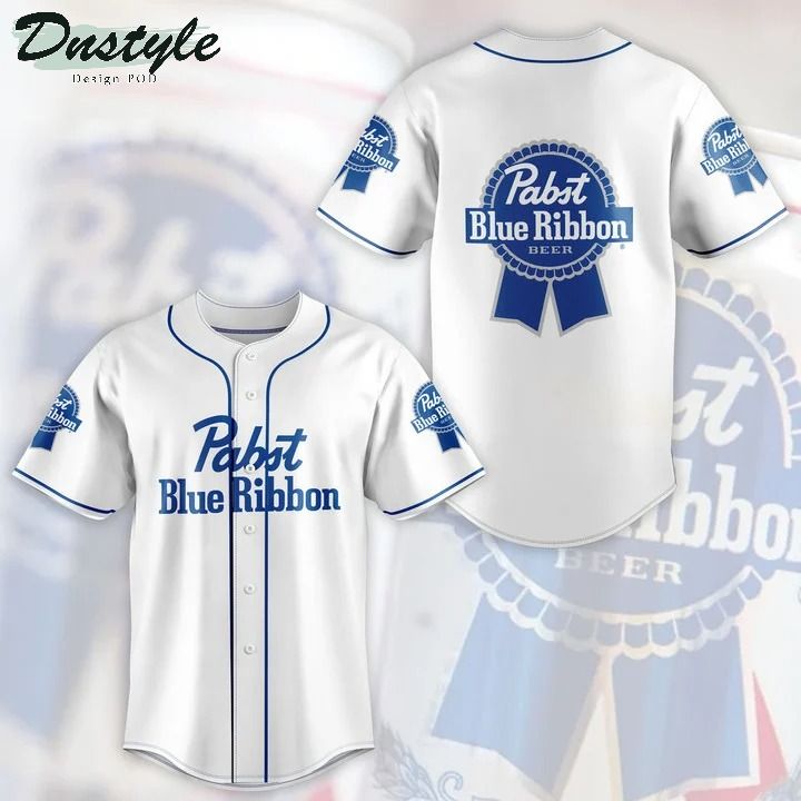 Pabst Blue Ribbon drink Baseball Jersey
