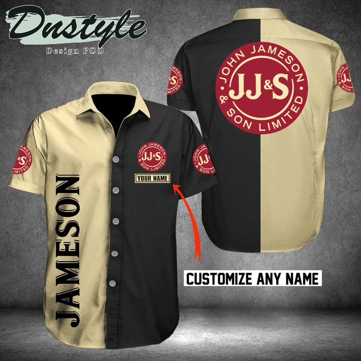 Jameson Whiskey Custom Name 3 Hawaiian Casual Shirt