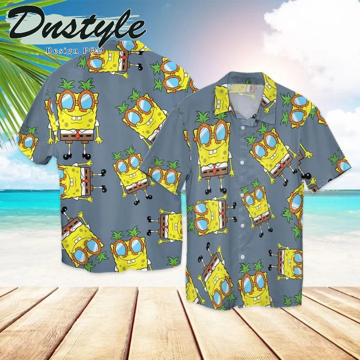 Spongebob Squarepants Hawaiian Casual Shirt