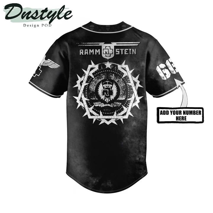 Personalized Rammstein 3D All Over Printed Baseball Jersey