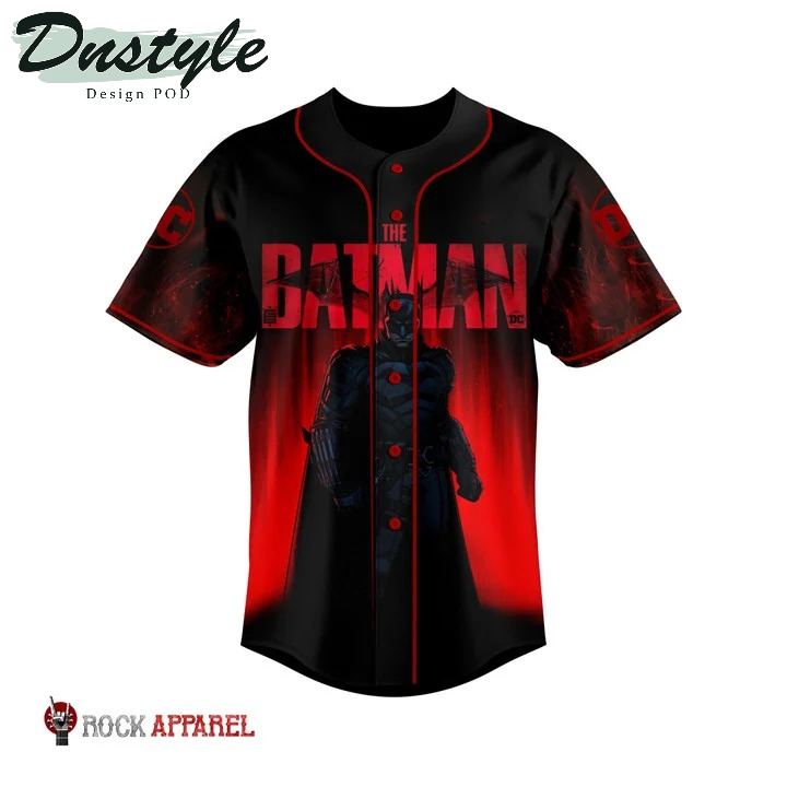 Personalized Batman 3D All Over Printed Baseball Jersey 