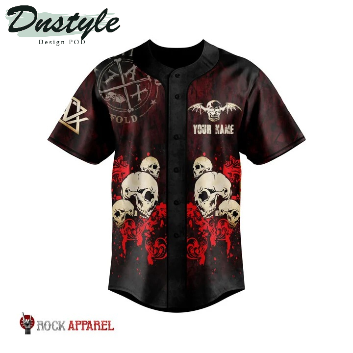 Personalized Avenged Sevenfold 3D All Over Printed Baseball Jersey 