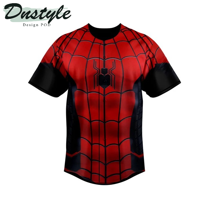 Personalized Spider Man 3D All Over Printed Baseball Jersey 