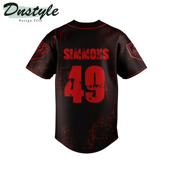 Personalized KIZZ 50th Anniversary 3D All Over Printed Baseball Jersey