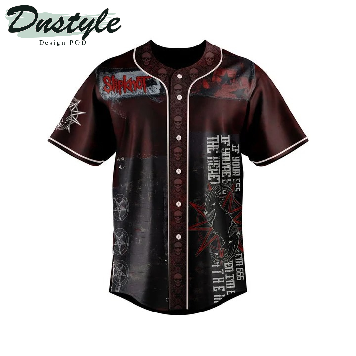 Slipknot The Heretic Anthem 3D All Over Printed Baseball Jersey