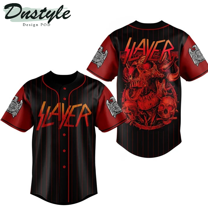 Slayer Band 3D All Over Printed Baseball Jersey 