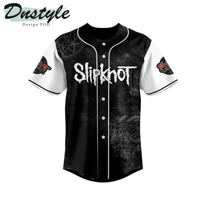 Slipknot Black And White 3D All Over Printed Baseball Jersey