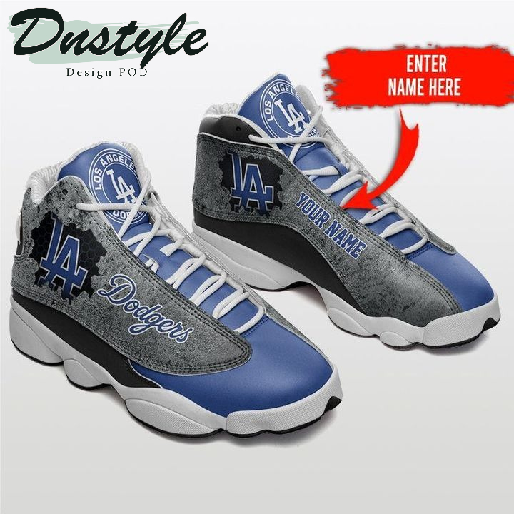 Personalized LA Dodgers air jordan 13 shoes sneakers