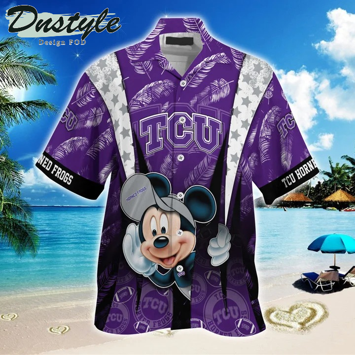 TCU Horned Frogs Mickey NCAA Summer Hawaii Shirt