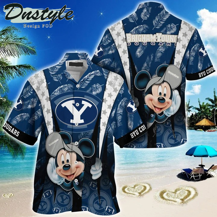 BYU Cougars Mickey NCAA Summer Hawaii Shirt
